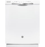 GE® Stainless Steel Interior Dishwasher with Front Controls