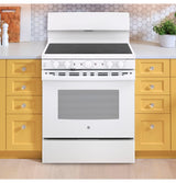 GE® ENERGY STAR® 30" Free-Standing Electric Radiant Smooth Cooktop Range