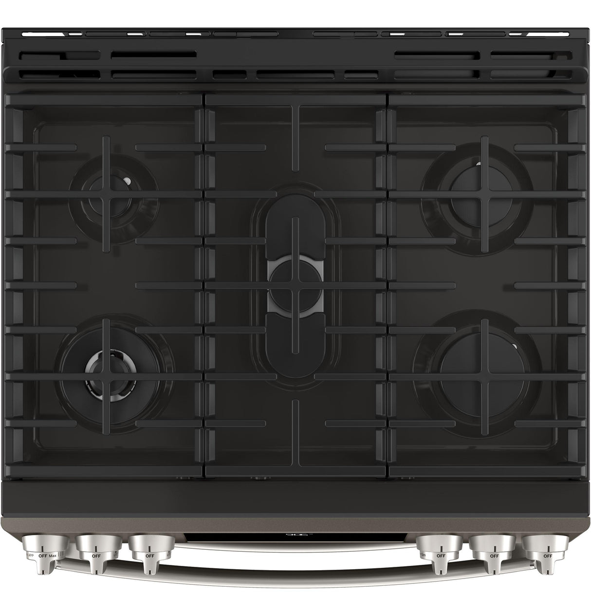 GE Profile™ 30" Smart Slide-In Front-Control Gas Double Oven Convection Range