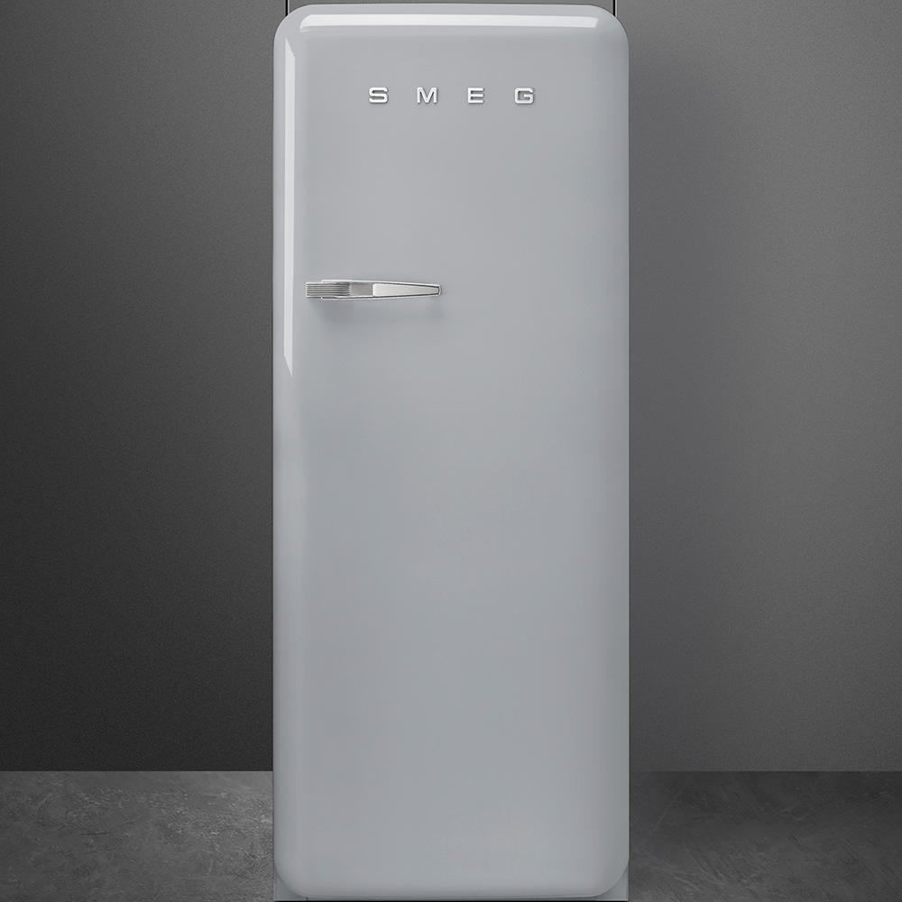 Approx 24" 50'S Style Refrigerator with ice compartment, Silver, Right hand hinge