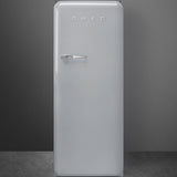 Approx 24" 50'S Style Refrigerator with ice compartment, Silver, Right hand hinge