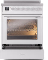 Professional Plus II 30 Inch Electric Freestanding Range in White with Trim