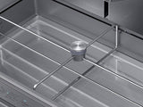 23 cu. ft. Counter Depth 4-Door French Door Refrigerator with Polygon Handles in Stainless Steel