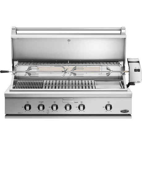48" Traditional Grill With Rotisserie, Griddle and Hybrid Ir Burner