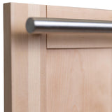 ZLINE 24 in. Top Control Dishwasher with Stainless Steel Tub and Modern Style Handle, 52dBa (DW-24) [Color: Unfinished Wood]