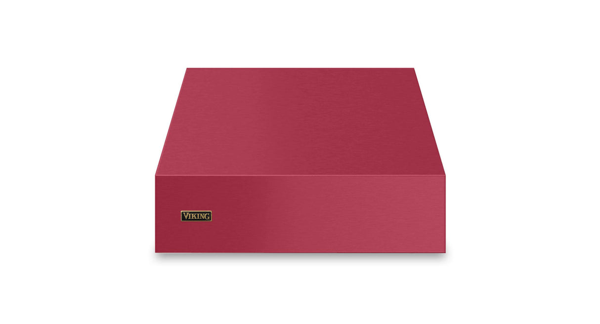 30"W. 18"H. Wall Hood (Finish: Valentine, Trim: Brushed Brass)