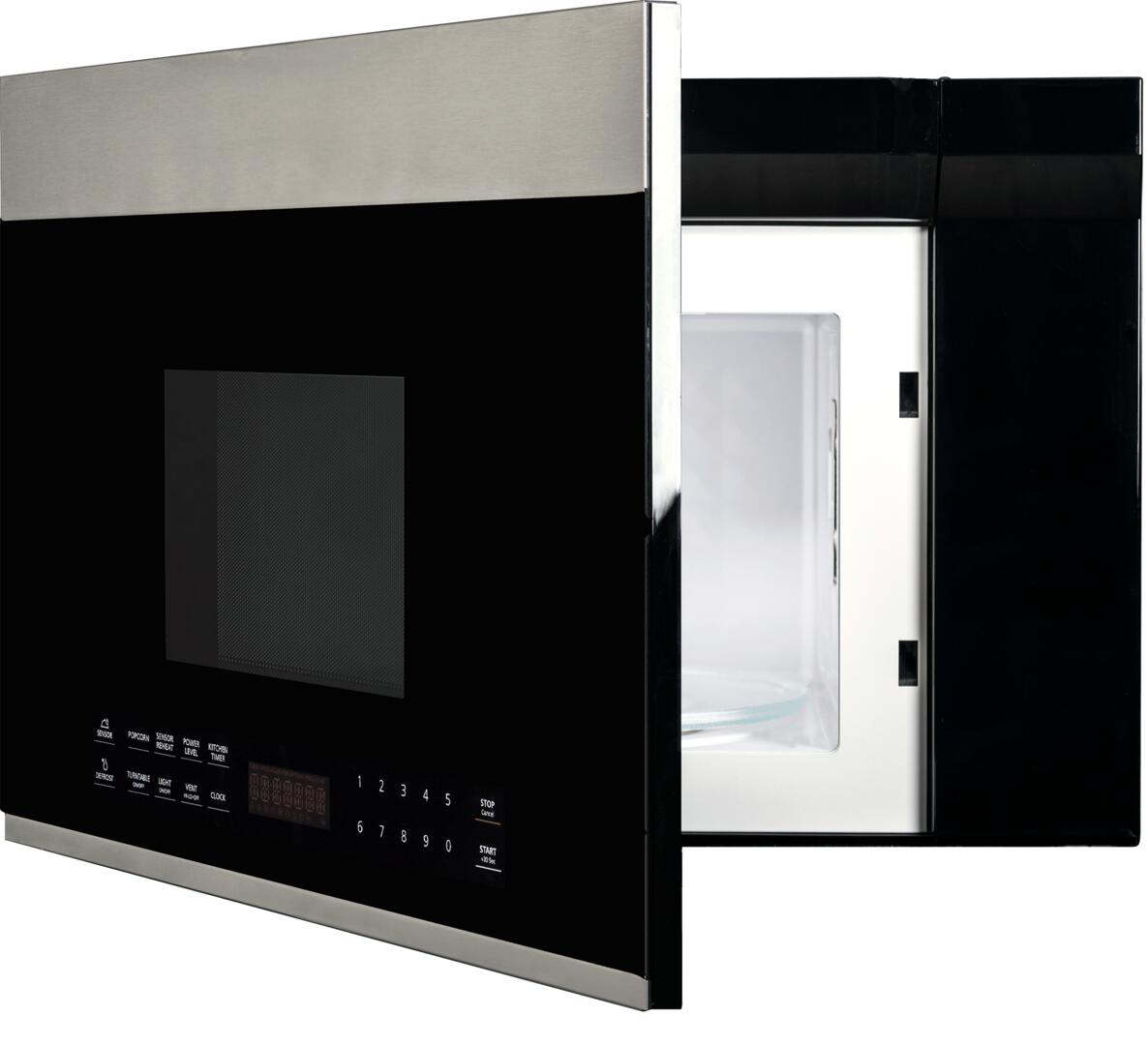 F2413MV5SS 24" Over the Range Microwave with 1.3 cu. ft. Capacity, 1000 Watt Cooking Power, Sensor Cooking, 10 Power Levels, Auto Cooking Menu, LED Cooktop Light, Child Lock, in Stainless Steel