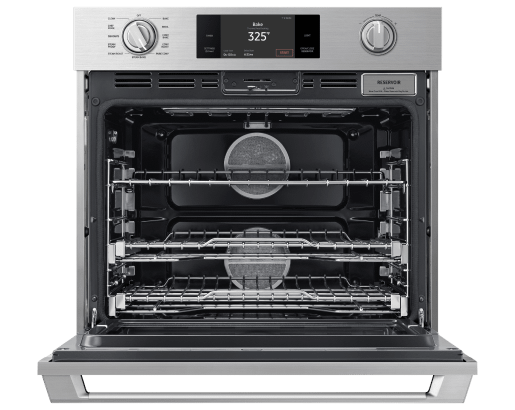 30" Steam-Assisted Single Wall Oven, Silver Stainless Steel