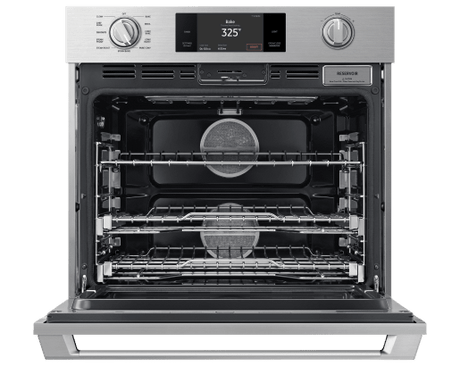 30" Steam-Assisted Single Wall Oven, Silver Stainless Steel