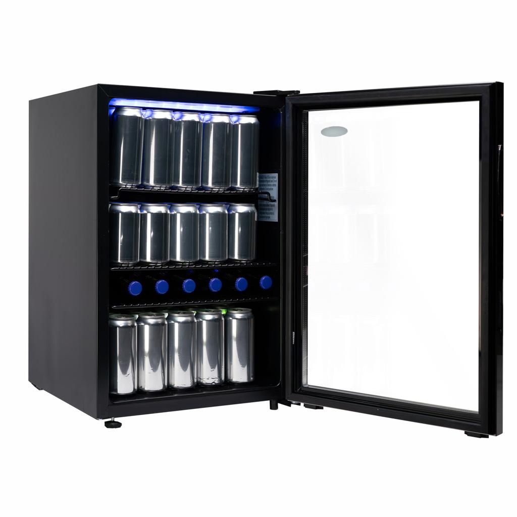 Danby 2.6 cu. ft. Free-Standing Beverage Center in Stainless Steel
