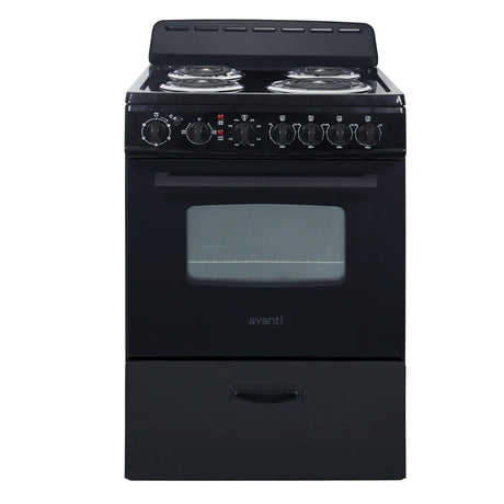 Avanti 24" Electric Range - Black