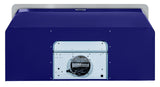 Majestic 48 Inch Blue Wall Mount Convertible Range Hood
