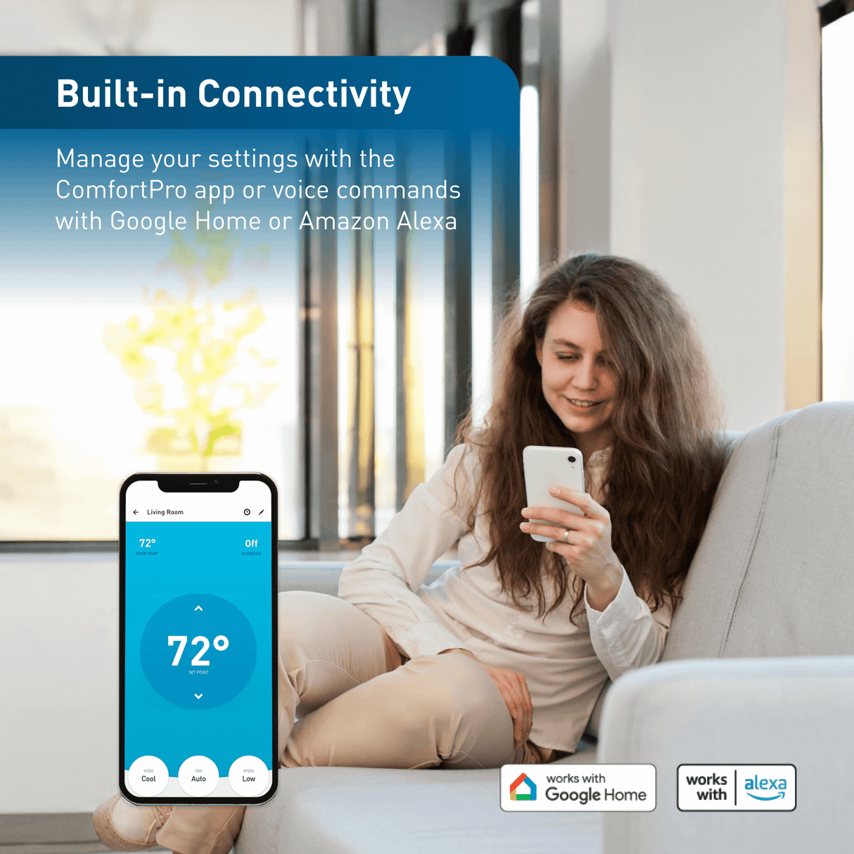 Friedrich ZoneAire Compact 10,000 BTU Single-Hose Smart Portable Air Conditioner