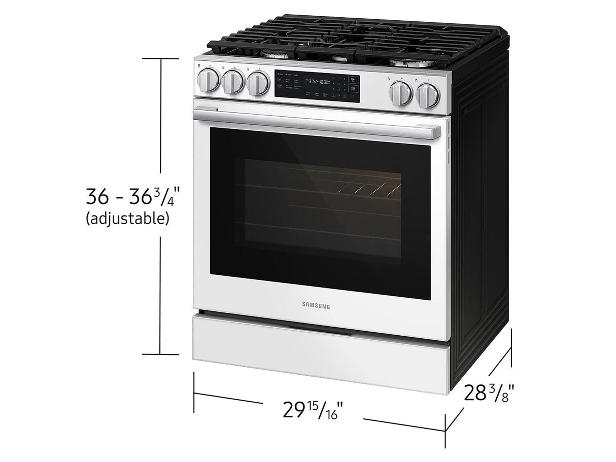 Bespoke Smart Slide-in Gas Range Pro Style Design  Air Fry Max  True Convection