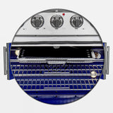 Forno Massimo 36-Inch Freestanding French Door Gas Range, 6 Burners, Convection Oven, Energy Efficient
