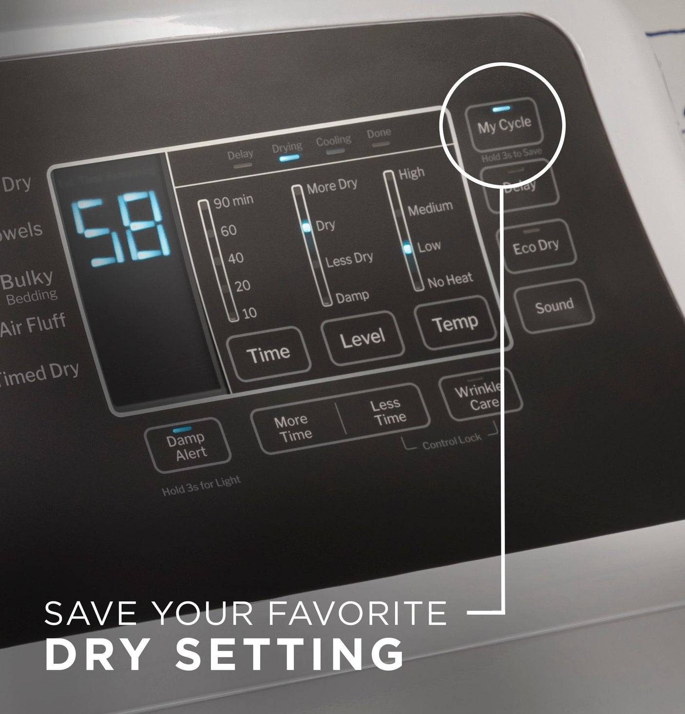 GE® 7.4 cu. ft. Capacity Electric&#x00A0;Dryer with Up To 120 ft. Venting&#x00A0;and&#x00A0;Sensor Dry