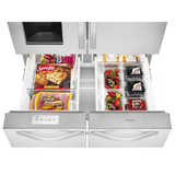 36-inch Wide Double Drawer French Door Refrigerator with Dual Cooling System - 26 cu. ft.