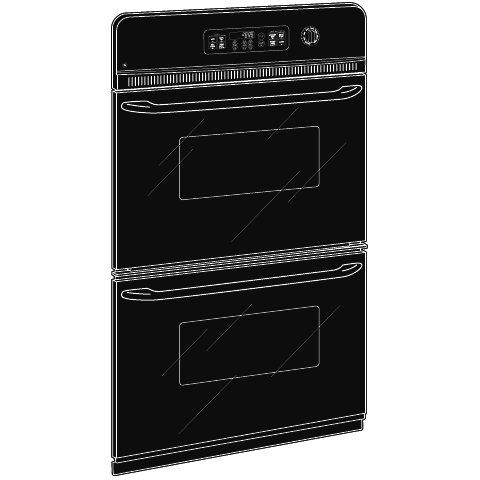 GE® 24" Double Wall Oven