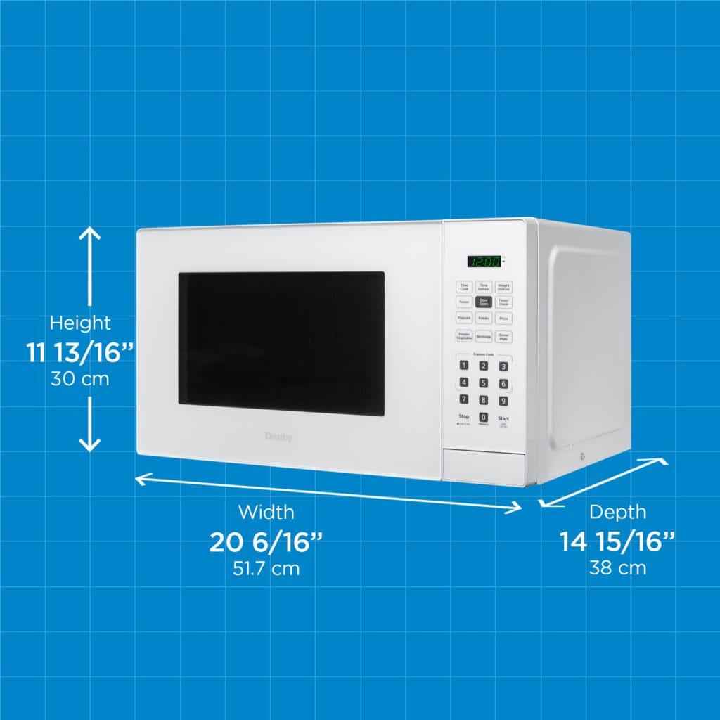 Danby 1.1 cu. ft. Countertop Microwave in White