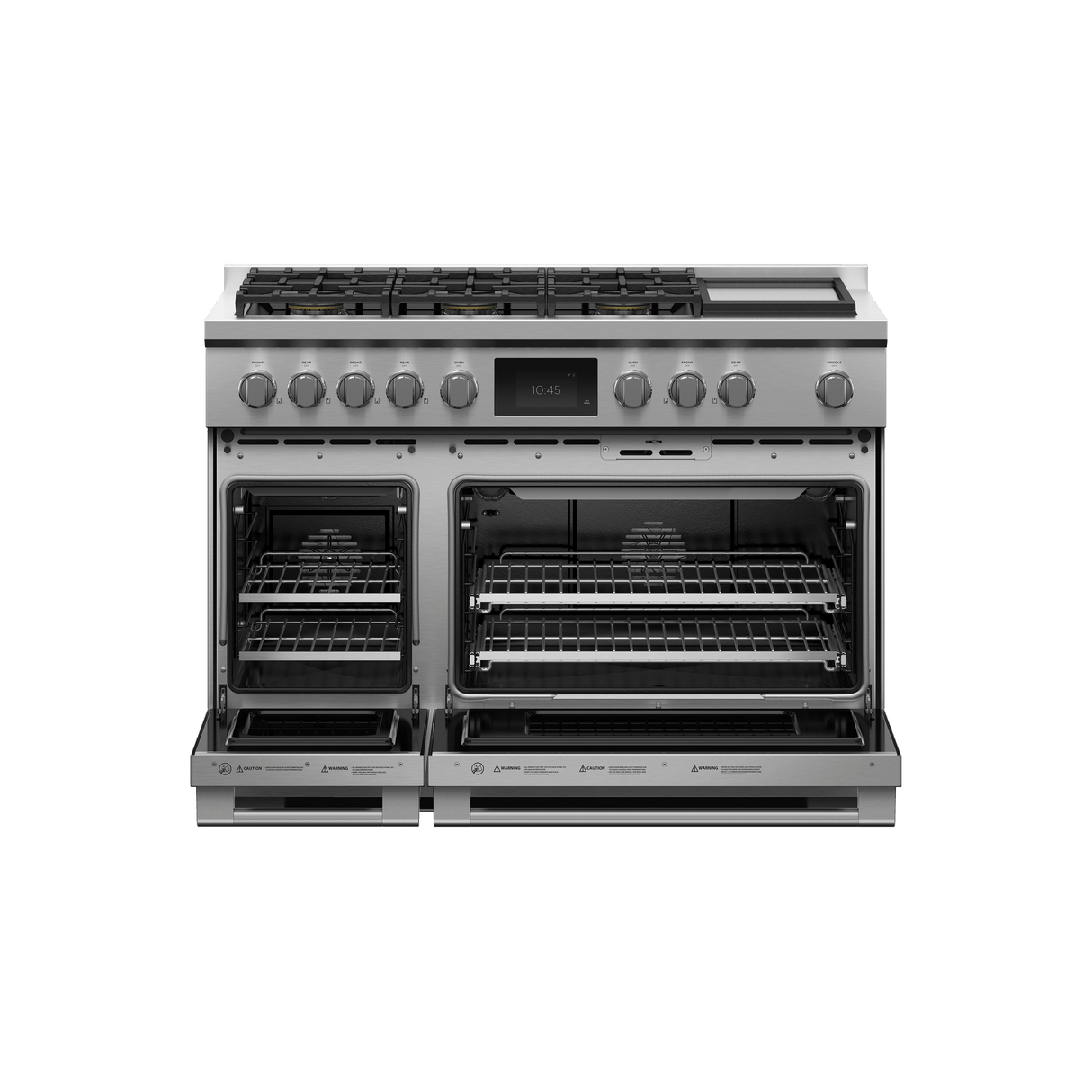 48" Series 9 Professional Dual Fuel 6 Burner with Griddle Range