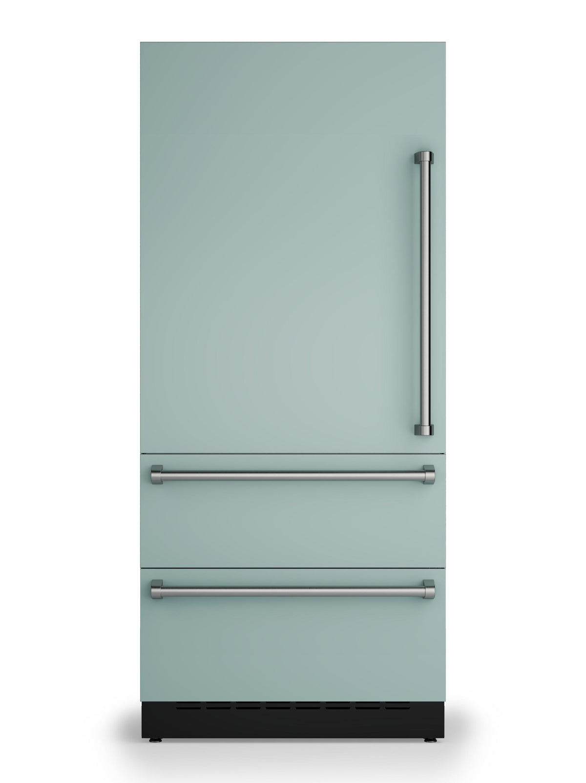 36"W. Integrated Bottom Freezer Door Panel Left Hinge - Splash