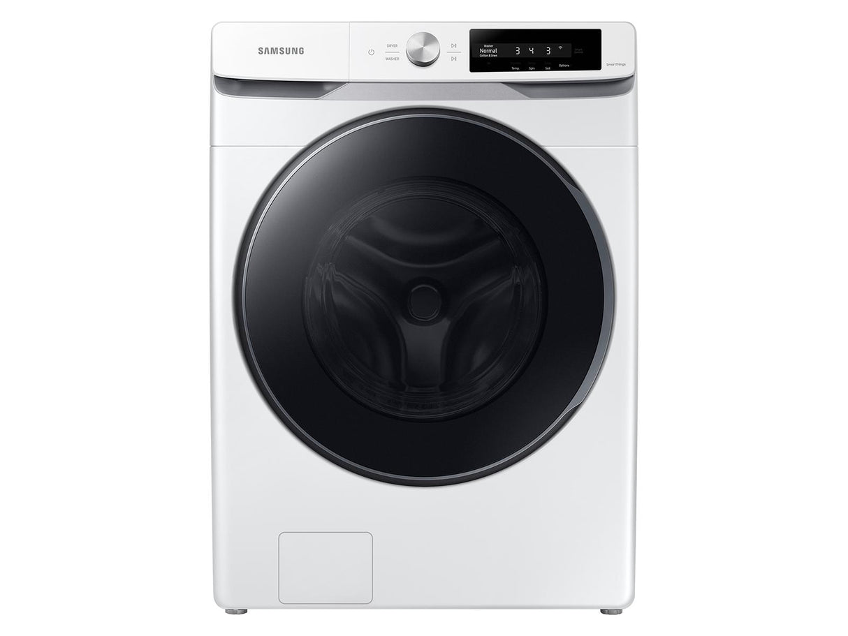 4.5 cu. ft. Large Capacity Smart Dial Front Load Washer with Super Speed Wash in White