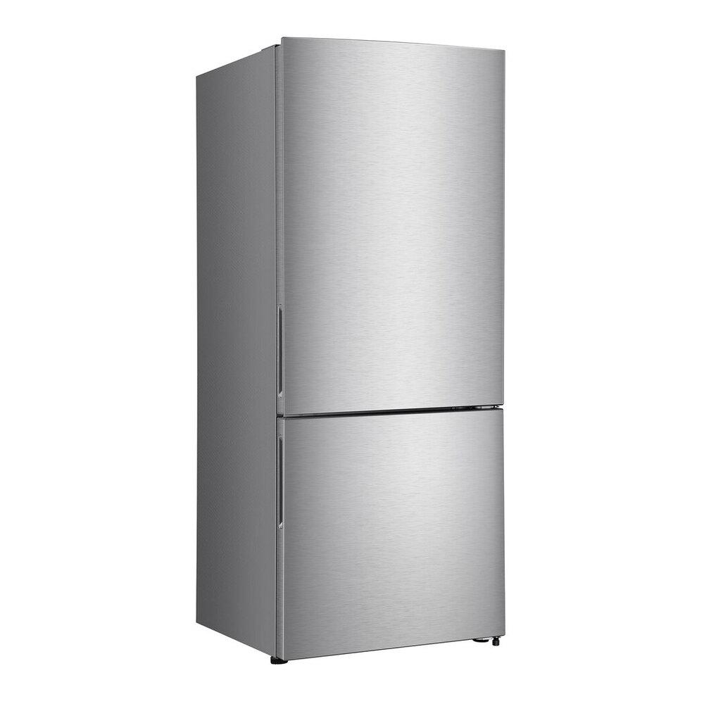 Verona VEFBF2814RSL 28 inch Bottom Freezer Refrigerator with 14.8 cu. ft. Total Capacity, Recessed Handle, Reversible Doors, Ice Maker, Energy Star