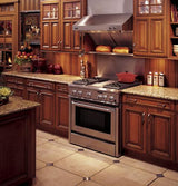 GE Monogram® 36" Dual-Fuel Professional Range with 4 Burners and Griddle (Liquid Propane)
