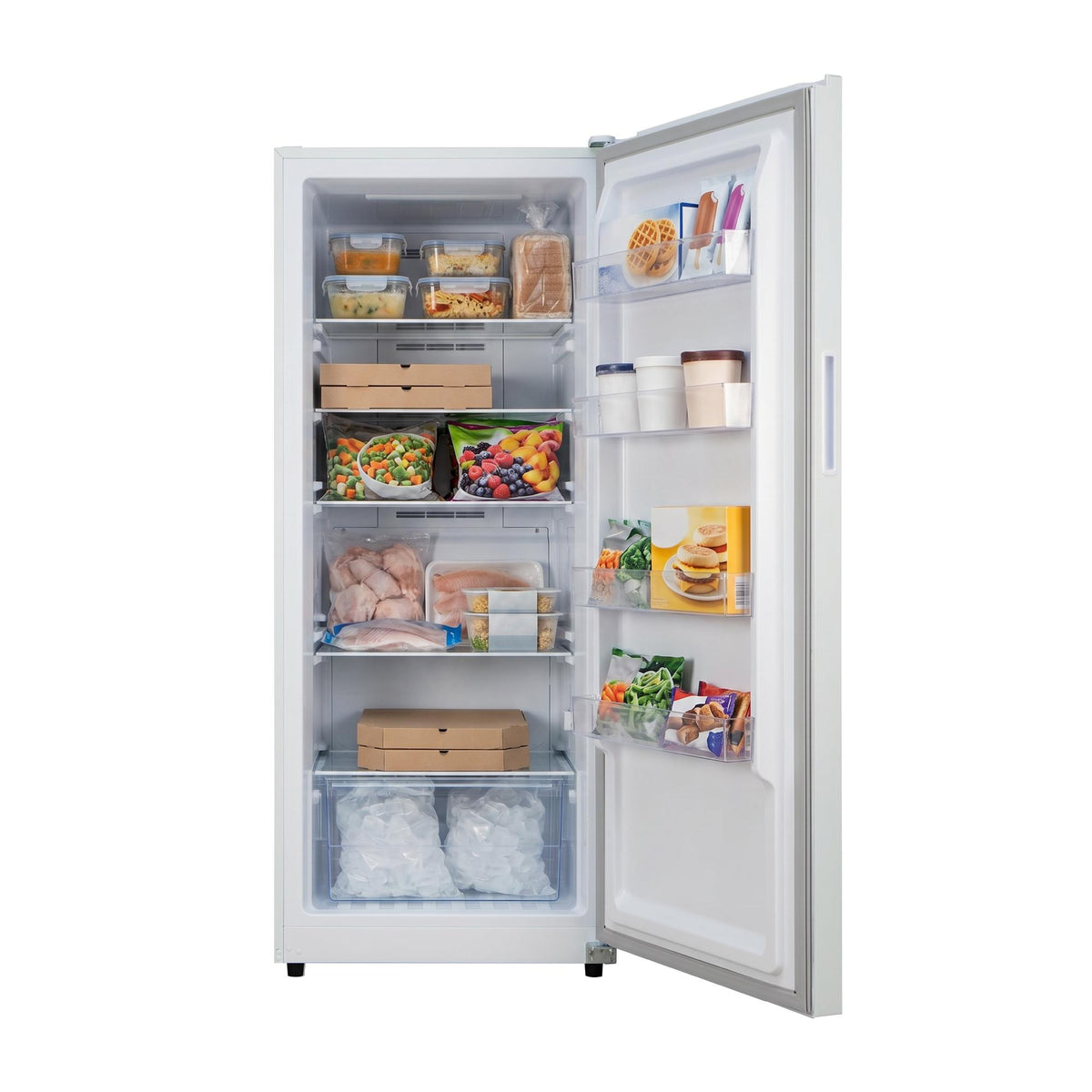 Element 14.0 cu. ft. Upright Convertible Freezer / Refrigerator - White, ENERGY STAR (EXUF14CEEW)