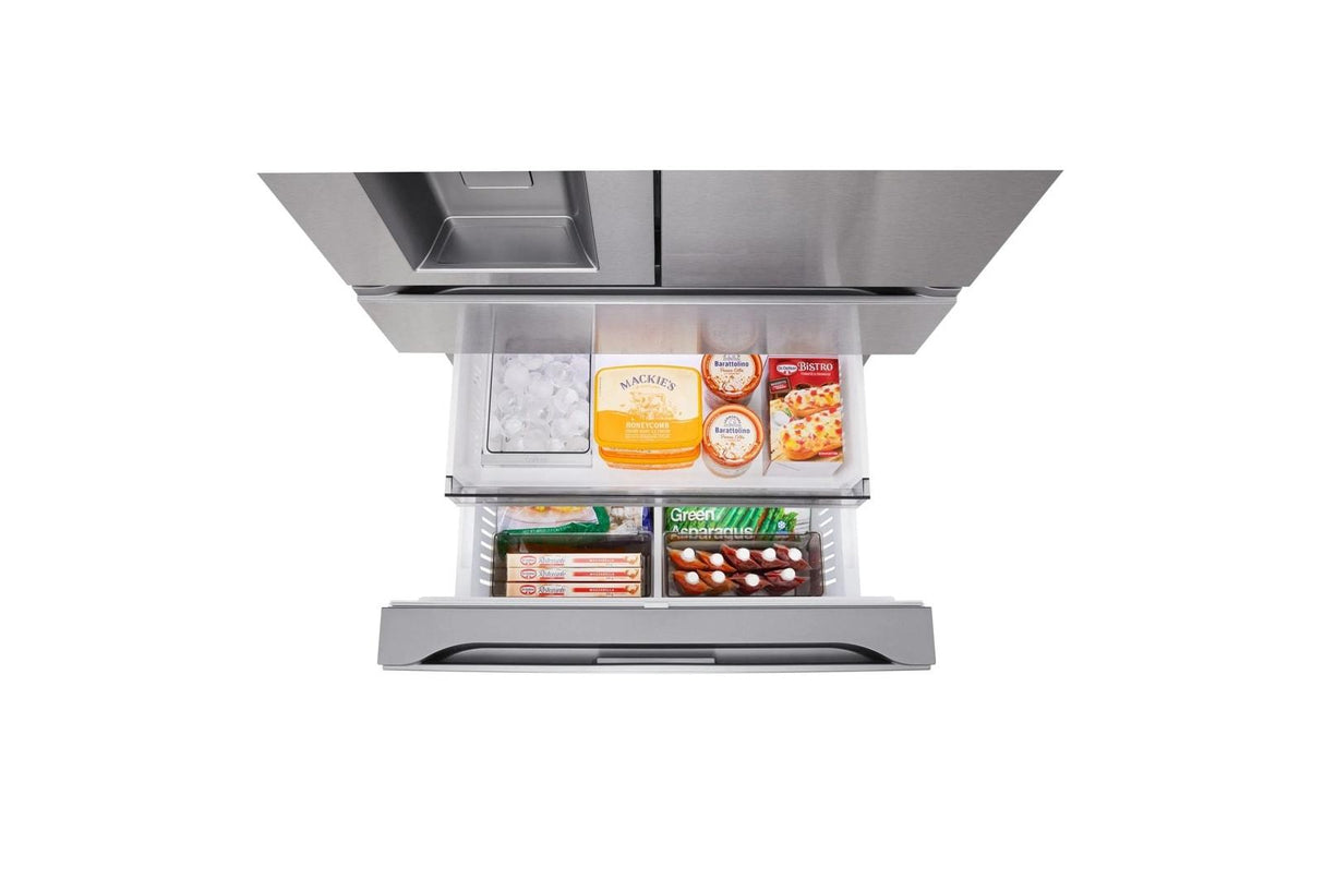 29 cu. ft. Standard-Depth MAX™ 4-Door French Door Refrigerator with Mini Craft Ice™ and Full-Convert Drawer™