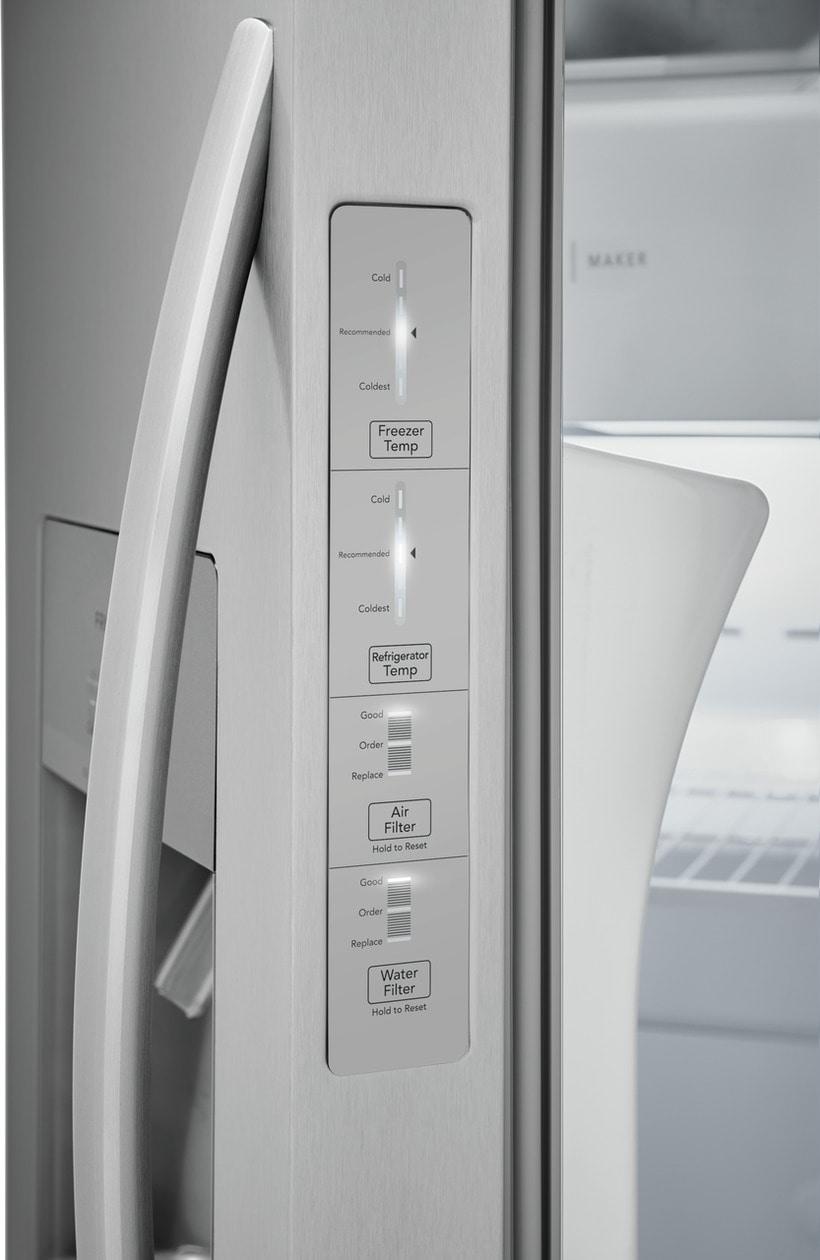 26 Cu. Ft. 36" Standard Depth Side by Side Refrigerator