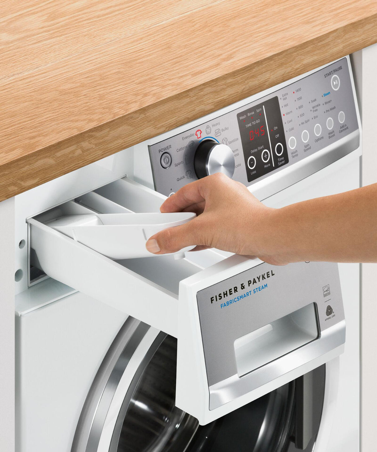 Front Load Washer, 2.4 cu ft, Time Saver
