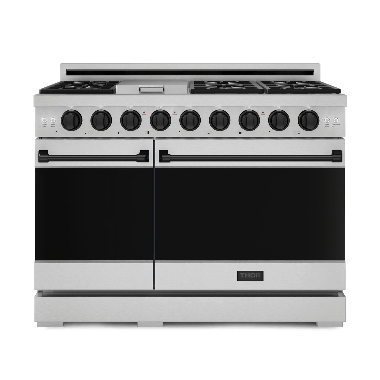48 Inch Professional Lp Range With Pro-style Knobs In Stainless Steel/black  Gordon Ramsay Series