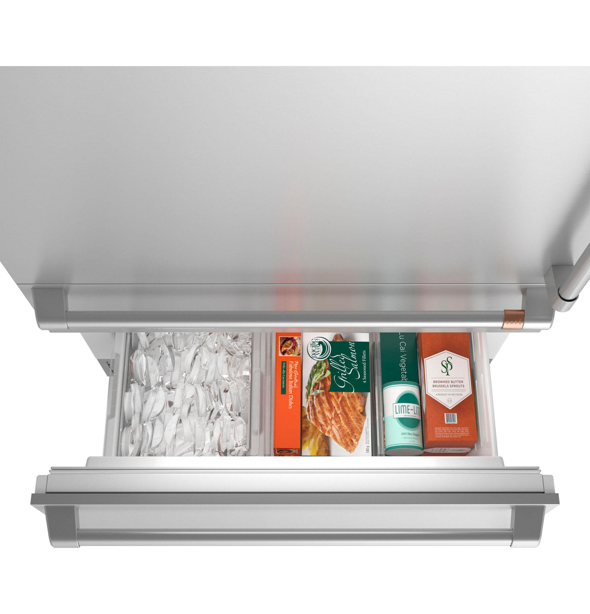 CAFE™ 36" Panel-Ready Integrated Bottom-Freezer Refrigerator - Left Swing