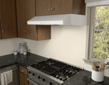 Cyclone, Under Cabinet, 36", White, 600 CFM