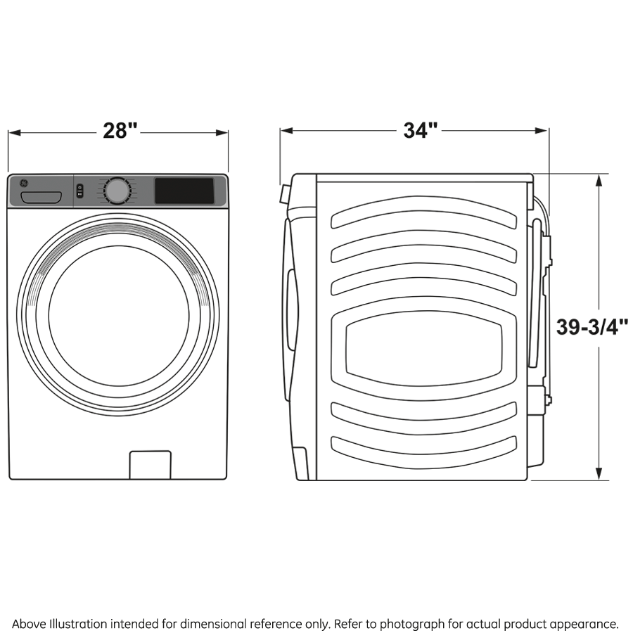 GE Profile™ 5.3 cu. ft. Capacity Smart Front Load ENERGY STAR® Steam Washer with Adaptive SmartDispense™ UltraFresh Vent System Plus™