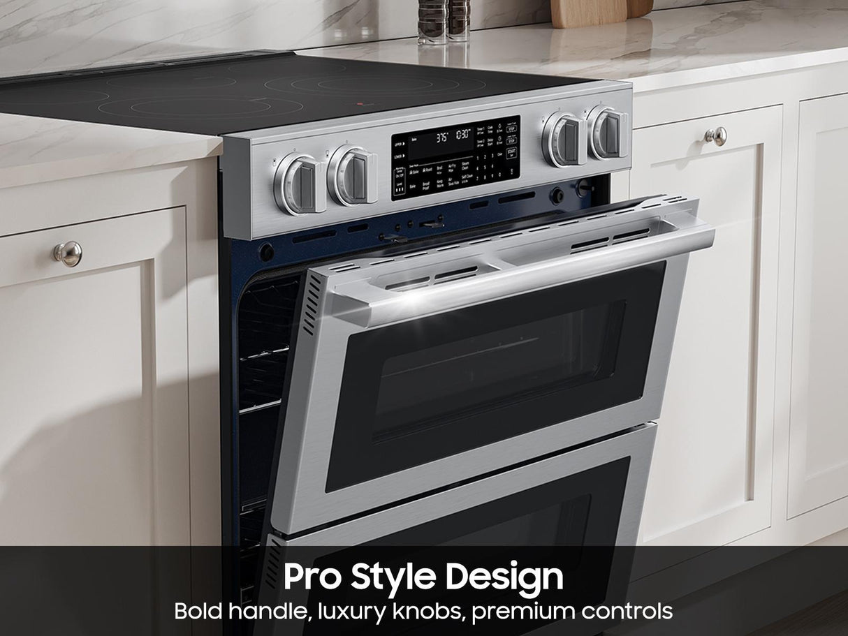 Bespoke Smart Slide-in Electric Range Flex Duo™ Oven  Pro Style Design  Dual True Convection