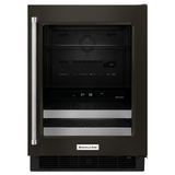 24" Stainless Steel Beverage Center with SatinGlide® Metal-Front Racks