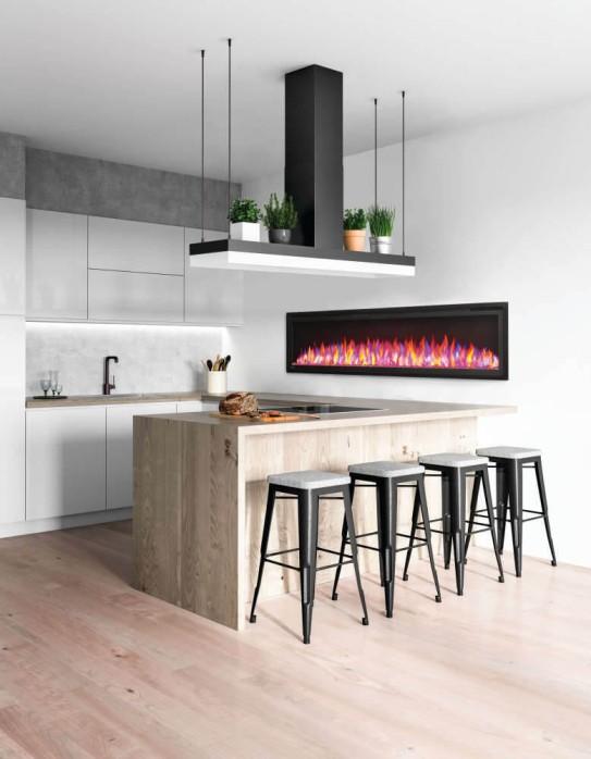 Entice 60 Wall Hanging Electric Fireplace
