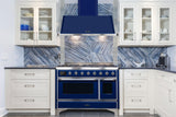Majestic 48 Inch Blue Wall Mount Convertible Range Hood