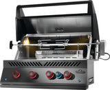 Built-In 700 Series 32 with Infrared Rear Burner , Natural Gas, Matte/Matt Black