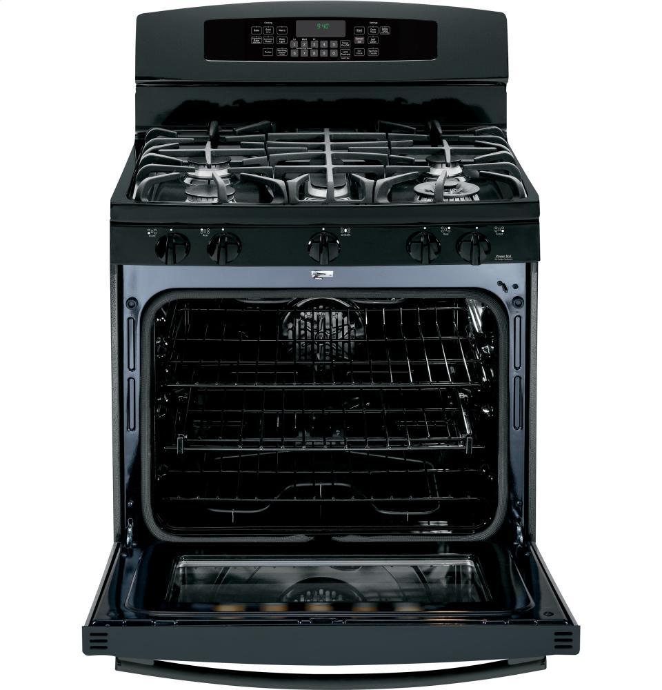 GE Profile Series 30" Dual-Fuel Free-Standing Range with Warming Drawer