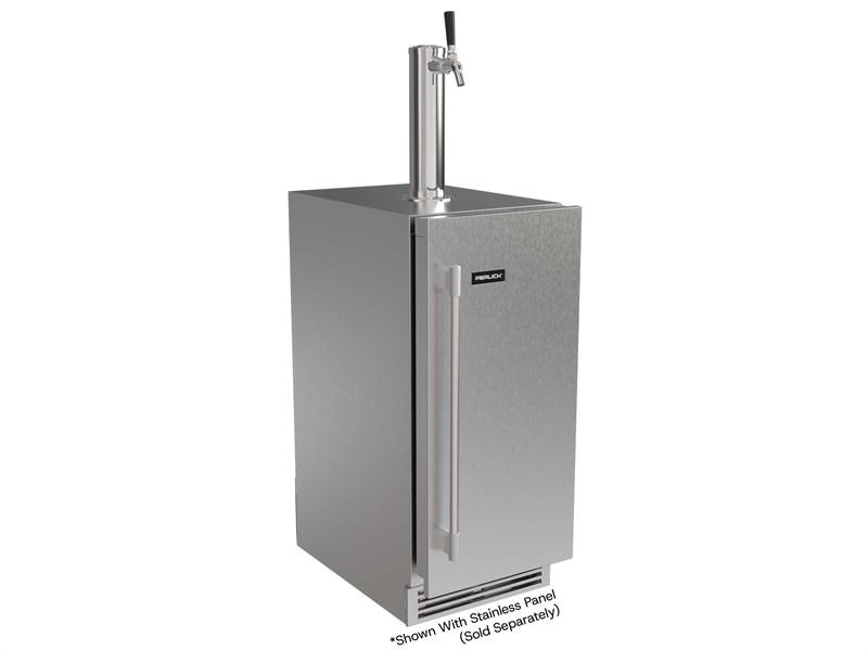 G5 Luxe 15"Premium Beverage Dispenser, Solid Door- Factory Right (Adjustable) Hinge - Indoor/Outdoor Rated