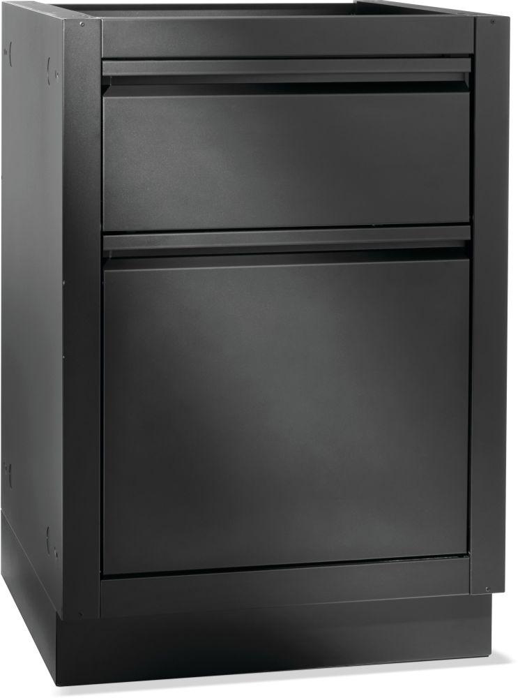 OASIS Waste Drawer Cabinet, Matte/Matt Black