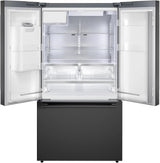 500 Series French Door Bottom Mount Refrigerator 36" Black Stainless Steel, Total No Frost