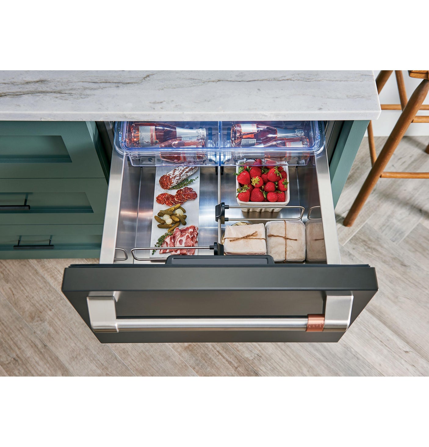 Café™ 5.7 Cu. Ft. Built-In Dual-Drawer Refrigerator