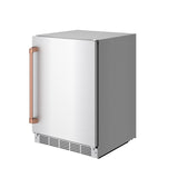 Gordon Ramsay Collection 24 Inch Outdoor Undercounter Beverage Cooler In Stainless Steel/rose Gold