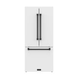 30 Inch French Door Counter Depth Refrigerator With Ice Maker - White/black  Gordon Ramsay Series