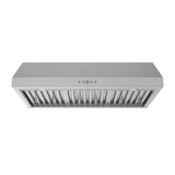 36 Inch Under Mounted Range Hood With 480 Cfm