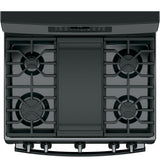 GE® 30" Free-Standing Gas Double Oven Convection Range